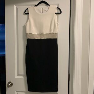 Calvin Klein sleeveless scuba dress EUC size 6